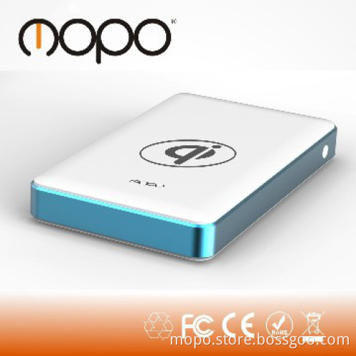the bigger power bank with wireless transmitter , with 4000mAh battery